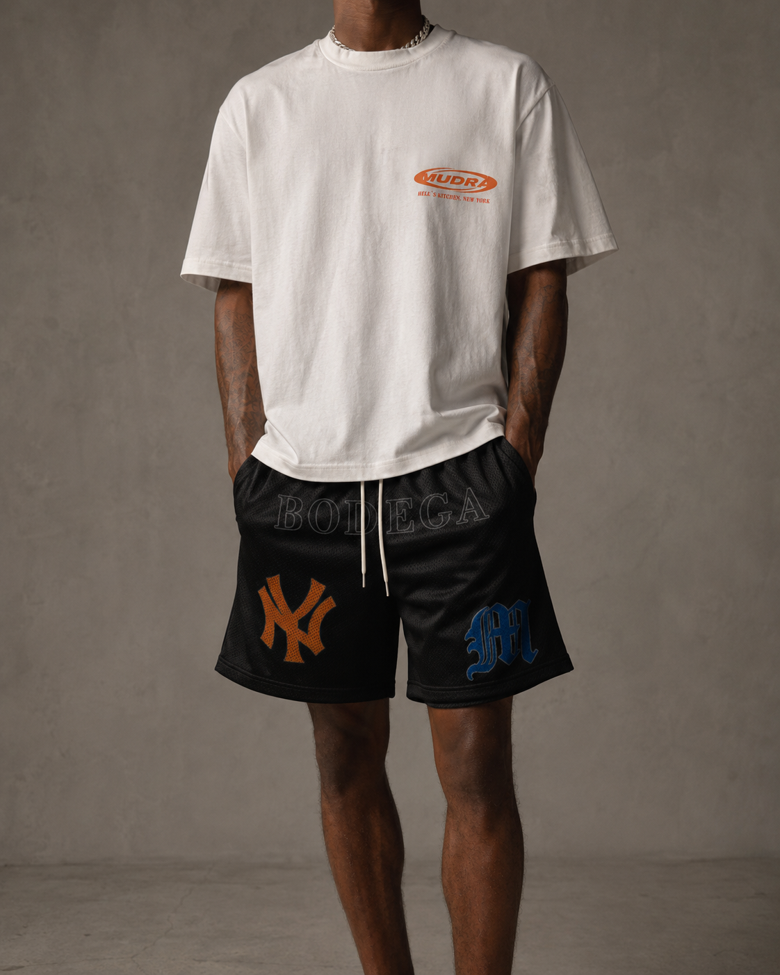 BODEGA Finals Run Mesh Short