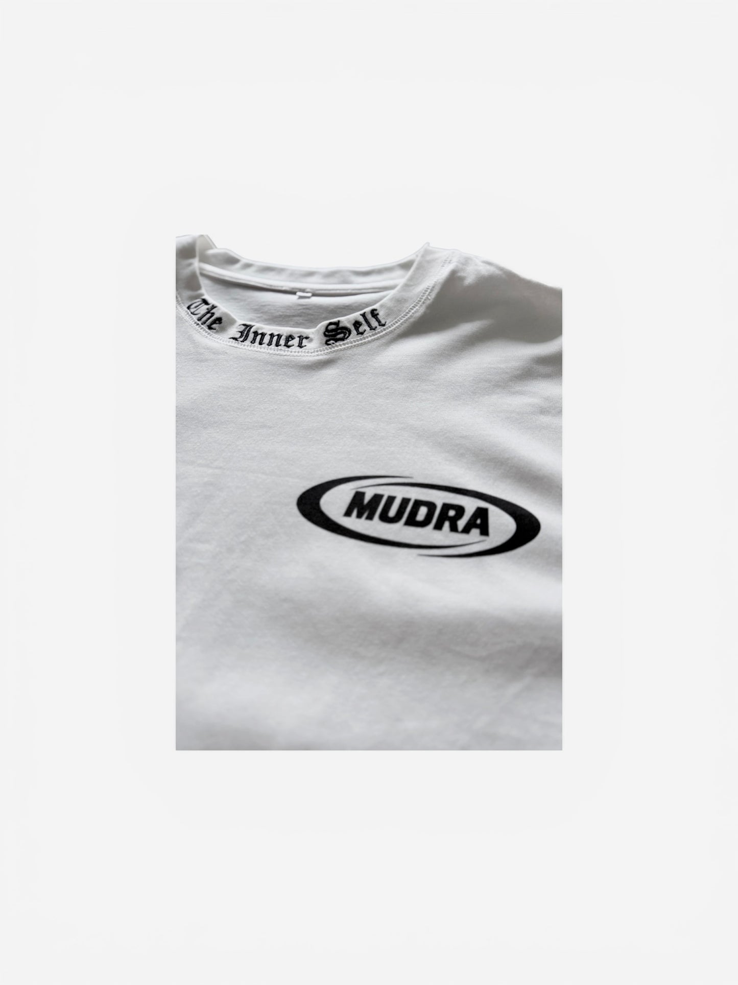 MUDRA WORLDWIDE OVAL LOGO T SHIRT OPTIC WHITE