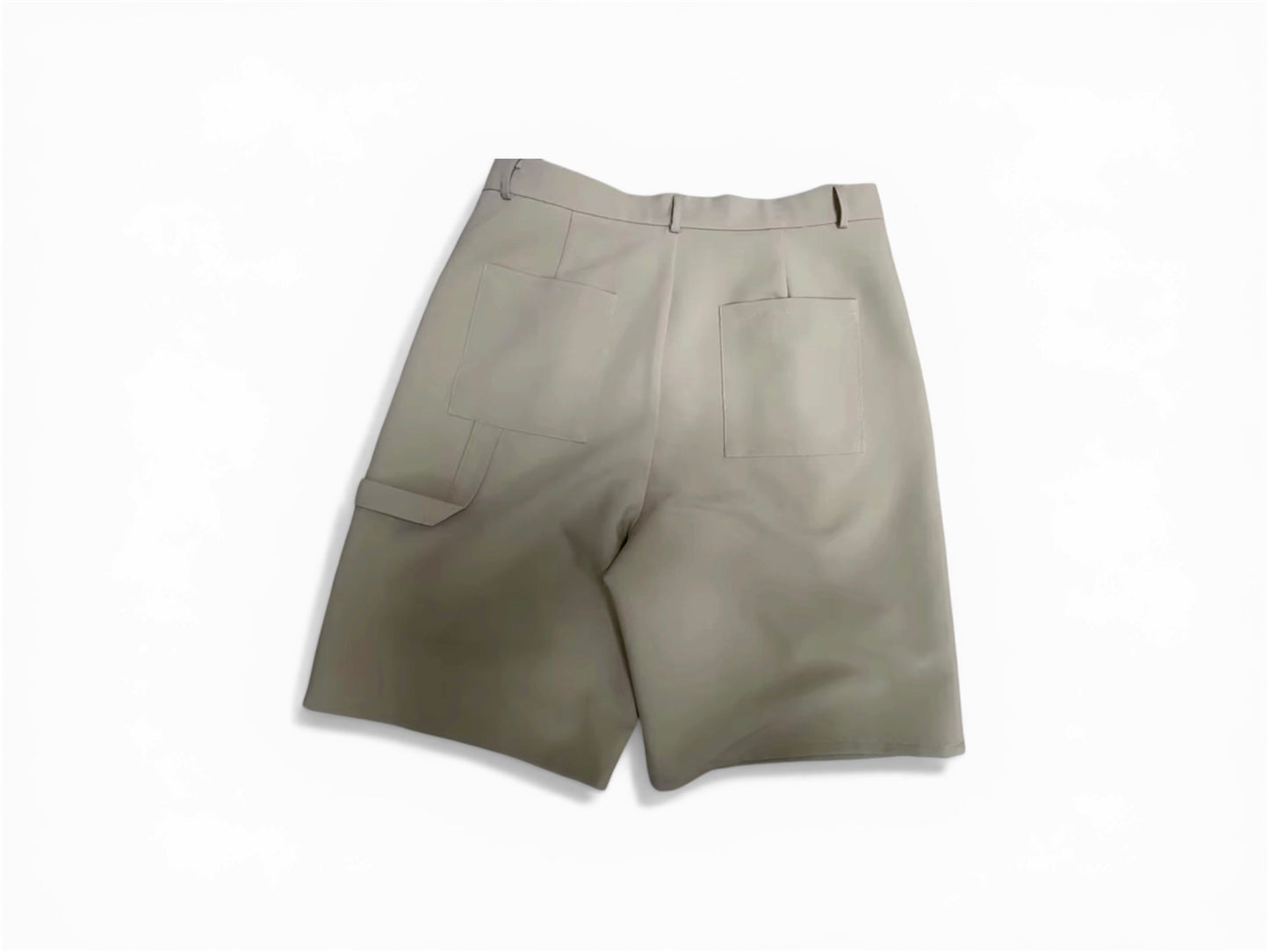 MUDRA Wide-Leg Pleated Wool-Gabardine Shorts