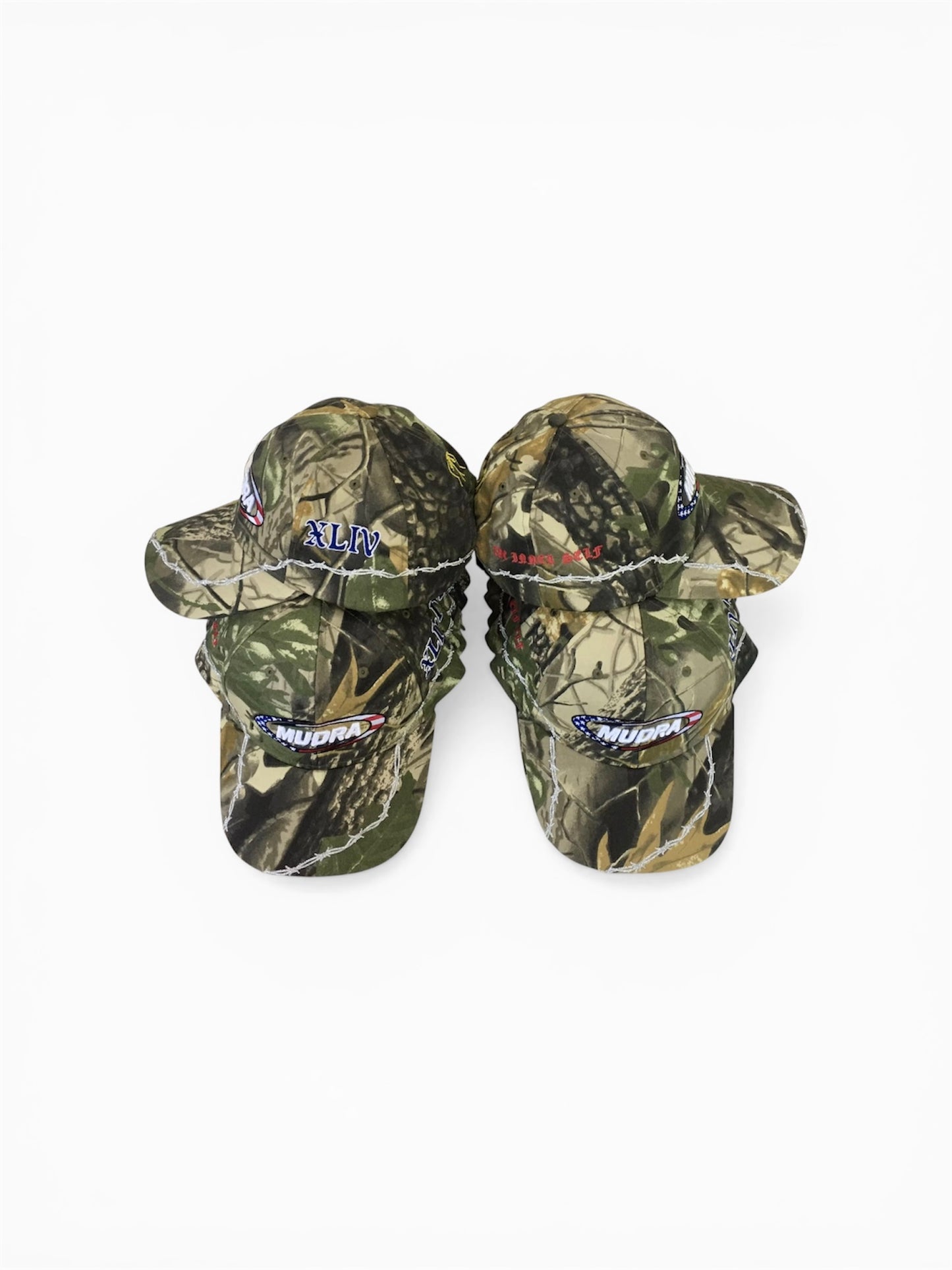 FULL TREE CAMO USA OVAL CAP