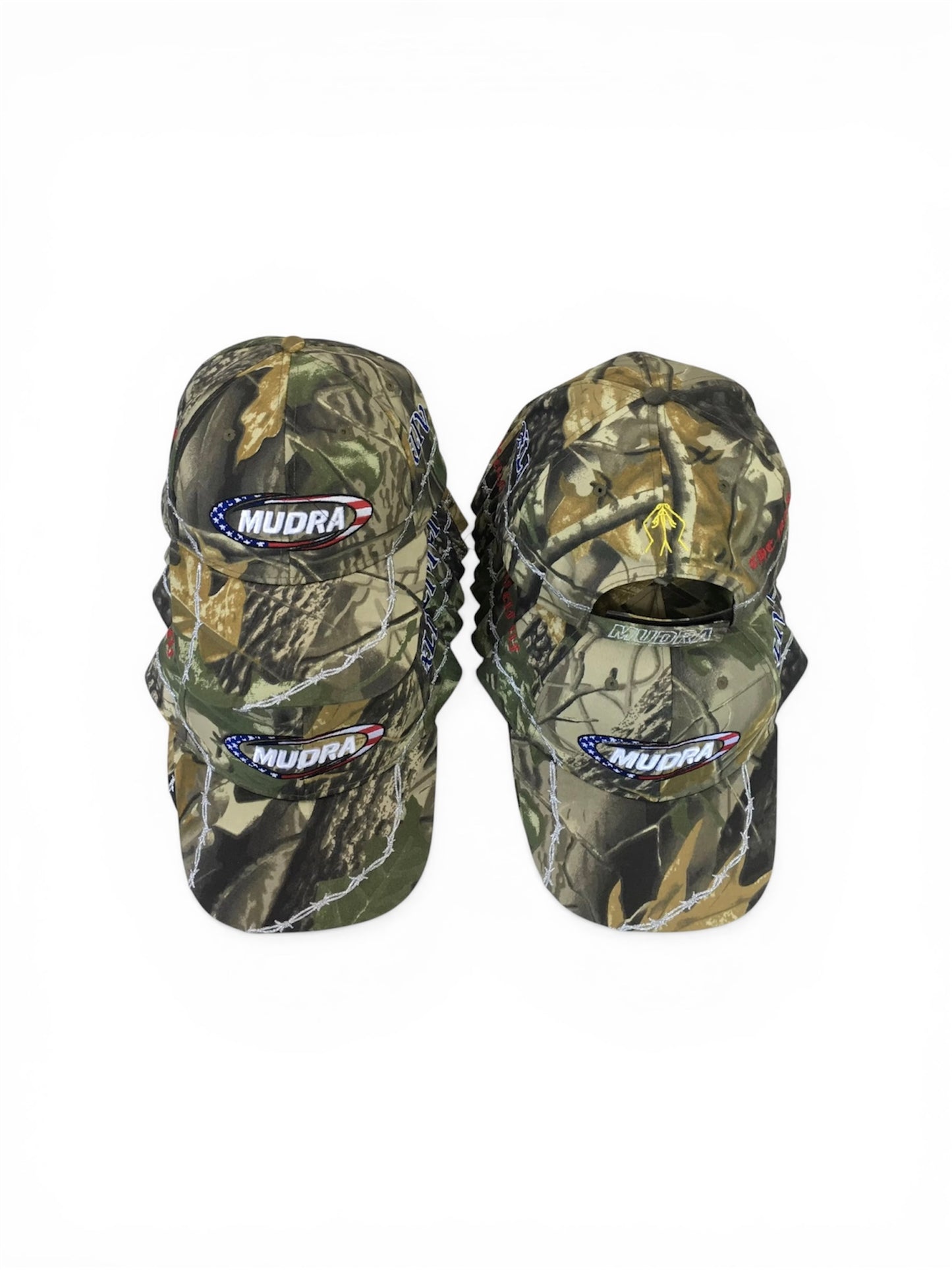 FULL TREE CAMO USA OVAL CAP